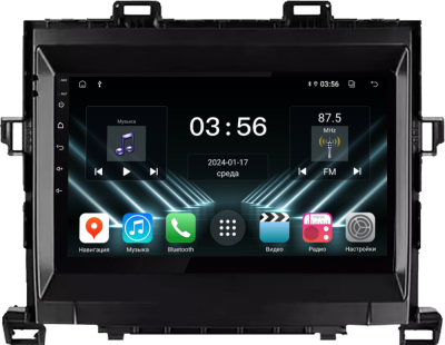 Штатная магнитола для Toyota Alphard 2008-2014 на Android 13 - FarCar (D/DX3067M)