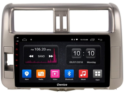 Штатная магнитола Ownice G60 S9613V для Toyota Prado 150 (Android 8.1)