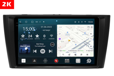 Автомагнитола штатная с 2K экраном Redpower 75187B на Android 10 для Toyota Avensis 3-поколение (08.2008-09.2015) чёрный