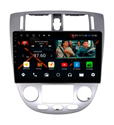 Штатная магнитола Chevrolet Lacetti 2004-2013 седан, климат (серебро) на Android 11 - Cardrox CD-4684M