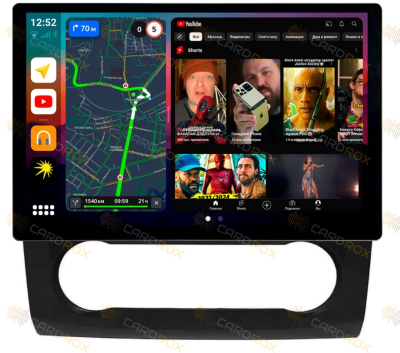 Штатная магнитола Ford Focus 2005-2011 климат (черный) на Android 10, DSP, 4G, IPS, Carplay - Cardrox CD-4884-13 (11-13 дюймов)