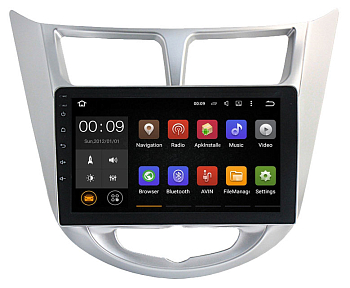 Штатная магнитола Roximo 4G (2K) RX-2003 Hyundai Solaris, 2010-2017 (Android 13)