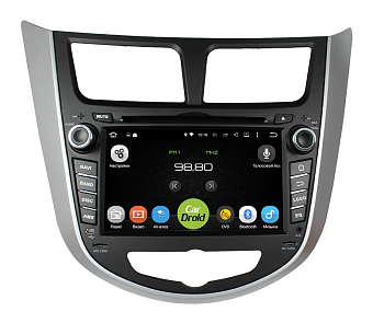 Штатная магнитола Roximo CarDroid RD-2003D для Hyundai Solaris 2009-2016 (Android 10) DSP