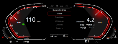 Приборная панель для BMW 7 серии E65/E66 (2004-2008) - Radiola RDL-1303