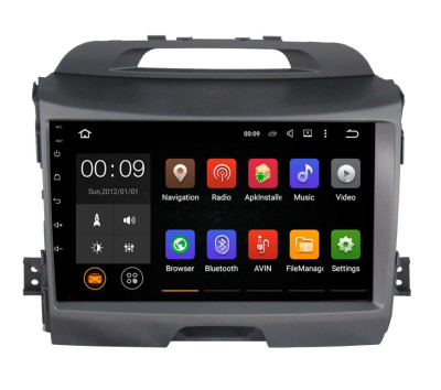 Штатная магнитола Roximo 4G (2K) RX-2313-N10 KIA Sportage 3, 2010-2014 (авто с навигацией) (Android 13)