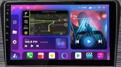 Штатная магнитола для Toyota Avensis 2003-2009 на Android 13, QLED/2K, 4G - FarCar S500 Plus (3049M черная)