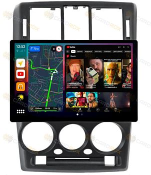 Штатная магнитола Hyundai Getz 2002 - 2011 черный на Android 10, DSP, 4G, IPS, Carplay - Cardrox CD-4912-13 (11-13 дюймов)