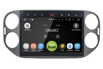 Штатная магнитола Roximo CarDroid RD-3704D для Volkswagen Tiguan (Android 9.0) DSP