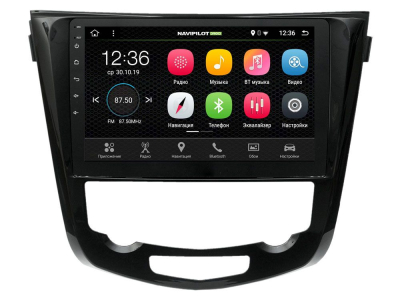 Штатное головное устройство Nissan X-Trail, Qashqai (2014+) 10 дюймов на Android 7.1.1 NaviPilot DROID7L NPD7L-TA-N8250-10