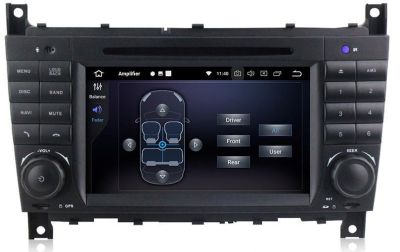 Штатная автомагнитола Mercedes-Benz G-класс W463 2007-2012, C-класс W203 2004-2007, CLK, CLC, SLK Carmedia XN-M790-P5 Android 10 DSP