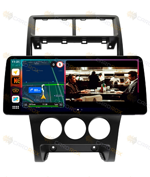 Штатная магнитола Lada Priora 2007-2013 черный матовый на Android 10, DSP, 4G, IPS, Carplay - Cardrox CD-4803-12 (12 дюймов)