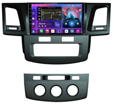 Штатная магнитола для Toyota Hilux 7 2011-2015 на Android 13, QLED/2K, 4G - FarCar S500 Plus (143M)