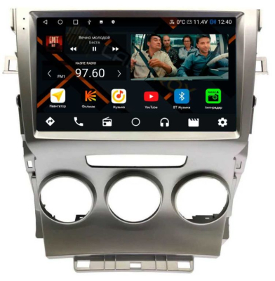 Штатная магнитола Toyota Verso 2009 - 2015 авто с кондиционером на Android 11, DSP, 4G, IPS / QLED 2K, Carplay - Cardrox CD-4871