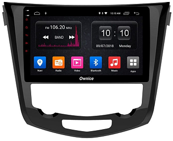 Штатная магнитола Ownice G30 S1668J для Nissan Qashiqai 2, X-trail 3 auto AC (Android 9.0)