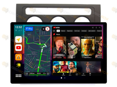 Штатная магнитола Volkswagen Touran 2003-2010 климат на Android 10, DSP, 4G, IPS, Carplay - Cardrox CD-4437-13 (11-13 дюймов)