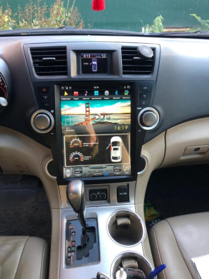 Магнитола Tesla для Toyota Highlander 2007-2013 U40 на Android 7.1 CARMEDIA ZF-1225