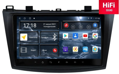 Автомагнитола штатная с 2K экраном Redpower 75034 на Android 10 для Mazda 3 2-поколение (11.2008-10.2013)