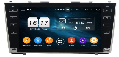 Штатная автомагнитола Toyota Camry 2006-2011 Carmedia KD-9617-P30 Android 9.0 DSP