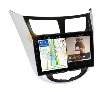 Штатная магнитола Hyundai Solaris 2011-2016 на Android 11 - Cardrox CD-4484M