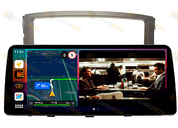 Штатная магнитола Mitsubishi Pajero 4 2006-2020 (с 6 по14 г -без цветного экрана) на Android 10, DSP, 4G, IPS, Carplay - Cardrox CD-4046-12 (12 дюймов)