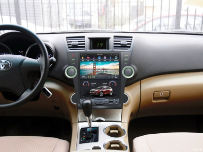 Магнитола Tesla для Toyota Highlander 2007-2013 U40 на Android 7.1 CARMEDIA ZF-1225