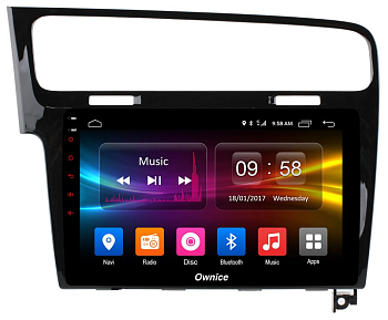 Штатная магнитола Ownice G10 S1907E для Volkswagen Golf 7 (Android 8.1.0)