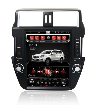 Штатное головное устройство для Toyota Land Cruiser Prado 150 2013-2016 на Android 8.1 Carmedia SP-12104-S9