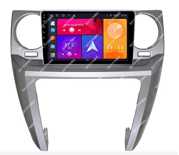 Штатная магнитола для Land Rover Discovery 3 2005-2010 (серебристая рамка) на Android 12 (14), (QLED/2K) - Carmedia SF-9703-2-NPQU