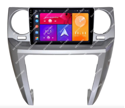 Штатная магнитола для Land Rover Discovery 3 2005-2010 (серебристая рамка) на Android 12 (14), (QLED/2K) - Carmedia SF-9703-2-NPQU