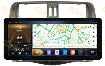 Штатная магнитола 12-14,6" для Toyota LC Prado 150 2009-2013 (с круговым обзором) (стиль LUX ONE) - Carmedia SF-9613-2