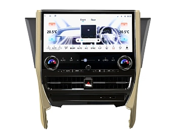 Магнитола для Toyota Alphard 2015-2019 (цвет бежевый) на Android 12 - Carmedia ZH-T1401BG Магнитола для Toyota Alphard 2015-2019 (цвет бежевый) на Android 12 - Carmedia ZH-T1401BG