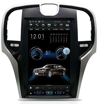 Штатное головное устройство Tesla для Chrysler 300C 2013-2016 на Android 9 Carmedia NH-1301