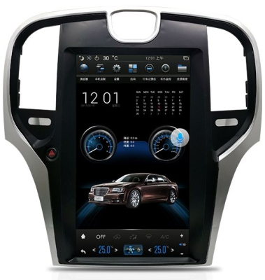 Штатное головное устройство Tesla для Chrysler 300C 2013-2016 на Android 9 Carmedia NH-1301