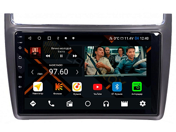 Штатная магнитола Volkswagen Polo 2010-2019 серебро на Android 11, DSP, 4G, IPS / QLED 2K, Carplay - Cardrox CD-4434
