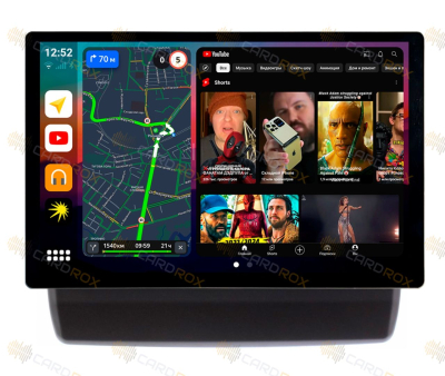 Штатная магнитола Isuzu D-Max 2020+ на Android 10, DSP, 4G, IPS, Carplay - Cardrox CD-4752-13 (11-13 дюймов)