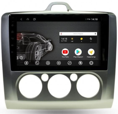 Штатная магнитола на Android 10 VOMI ST2822-TS9 для Ford Focus 2 (кондиционер) 2004-2011