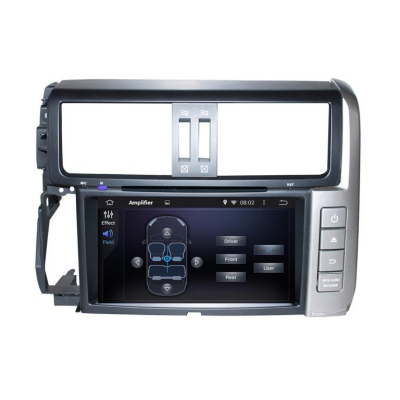 Штатная автомагнитола Android 9.0 Carmedia KD-8015-P30 для Toyota Land Cruiser Prado 150 2009-2013 (серебро)