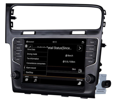 Штатное головное устройство Volkswagen GOLF 7 2013+ на Android 6.0 CARMEDIA MIB-3912