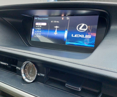 Монитор 10,25" Lexus ES 2012-2018 (для замены монохромного дисплея, джойстик в комплекте) на Android 13 - Radiola RDL-LEX-ES 10,25 монохром