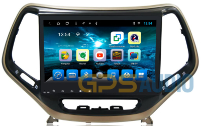Головное устройство 10 дюймов JEEP Cherokee 2014+ на Android 8.1 CARMEDIA KR-1057-T8