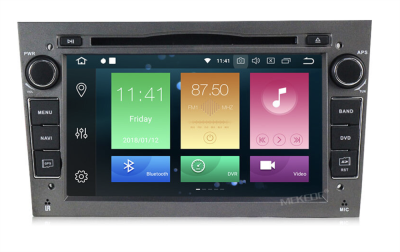 Магнитола для Opel Astra H, Vectra С, Corsa D, Antara, Vivaro, Meriva, Zafira (темно серый) на Android 10 - Carmedia MKD-7408g-P6