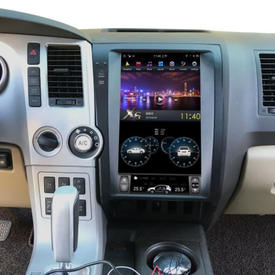 Магнитола Tesla для Toyota Tundra 2007-2013 Carmedia ZF-1818 Android 8.1 TESLA