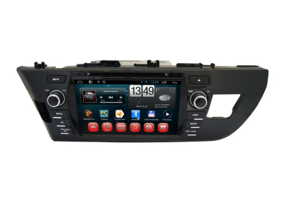 Головное устройство TOYOTA Corolla E180, E170 2013-2015 вместо штатной рамки на Android 8.1 CARMEDIA KR-8090-T8