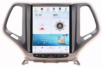Магнитола Tesla для JEEP Cherokee 2014+ на Android 11 - Carmedia ZF-1018G-Q6