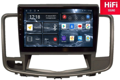 Автомагнитола штатная с 2K экраном Redpower 75300M на Android 10 для Nissan Teana J32 с монохромным дисплеем (02.2008-02.2014)