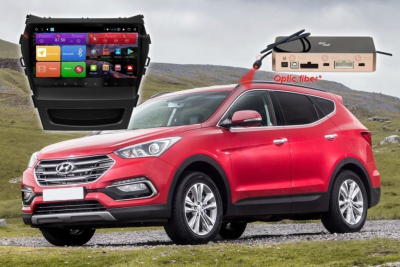 Автомагнитола штатная RedPower K 51208 R IPS DSP на Android 8.0 для Hyundai Santa Fe III DM 2012-2018 (Топовые комплектации)