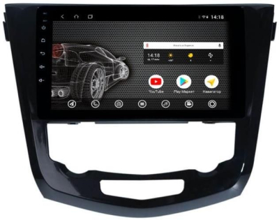 Штатная автомагнитола VOMI ST2728-TS9 для Nissan X-Trail T32 2014+, Qashqai 2014+ климат на Android 10