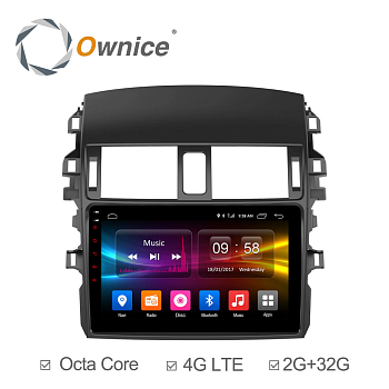 Штатная магнитола Ownice C500+ S9605P для Toyota Corolla E150 (Android 6.0)