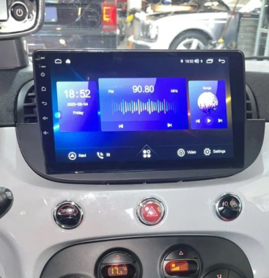 Штатная магнитола Fiat 500 2007 - 2015 черная на Android 11 - Cardrox CD-4889M Штатная магнитола Fiat 500 2007 - 2015 черная на Android 11 - Cardrox CD-4889M