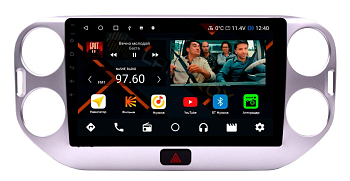 Штатная магнитола Volkswagen Tiguan 2007-2011 на Android 11, DSP, 4G, IPS / QLED 2K, Carplay - Cardrox CD-4779